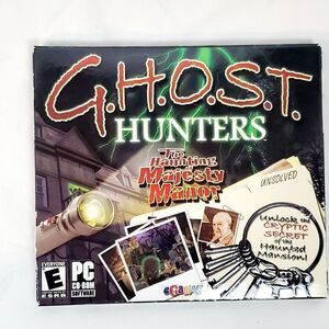 GHOST Hunters: The haunting of Majestic Manner [PC Game CD-ROM]
